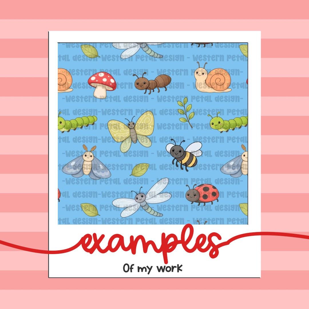 Custom Seamless Pattern Design Personalized Digital Pattern Exclusive Print File 3600x3600 PNG Download