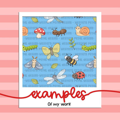 Custom Seamless Pattern Design Personalized Digital Pattern Exclusive Print File 3600x3600 PNG Download