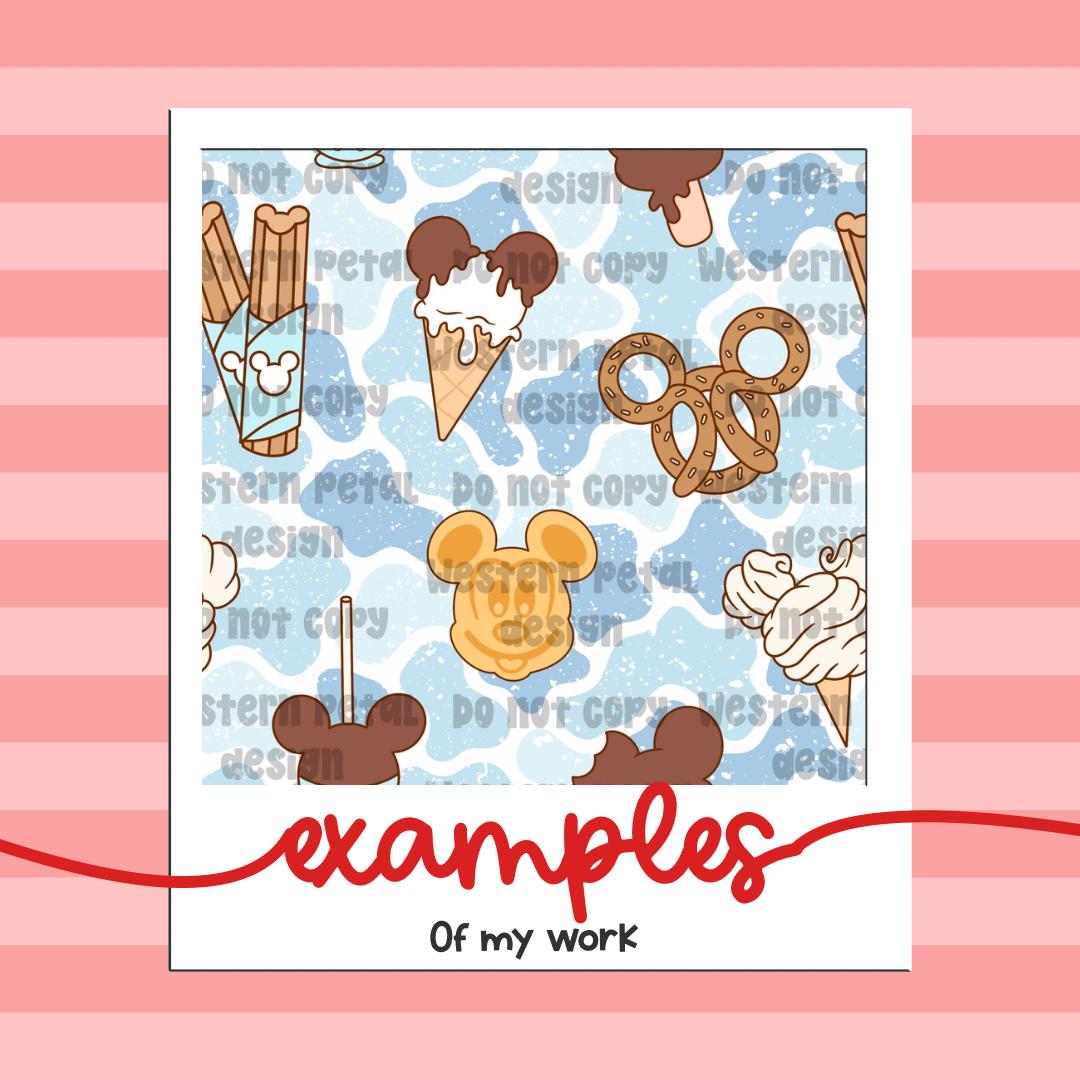 Custom Seamless Pattern Design Personalized Digital Pattern Exclusive Print File 3600x3600 PNG Download