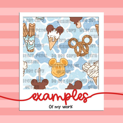Custom Seamless Pattern Design Personalized Digital Pattern Exclusive Print File 3600x3600 PNG Download