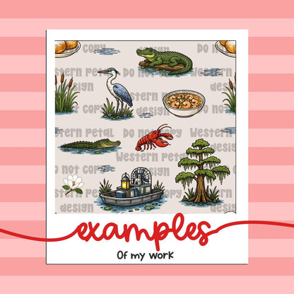Custom Seamless Pattern Design Personalized Digital Pattern Exclusive Print File 3600x3600 PNG Download