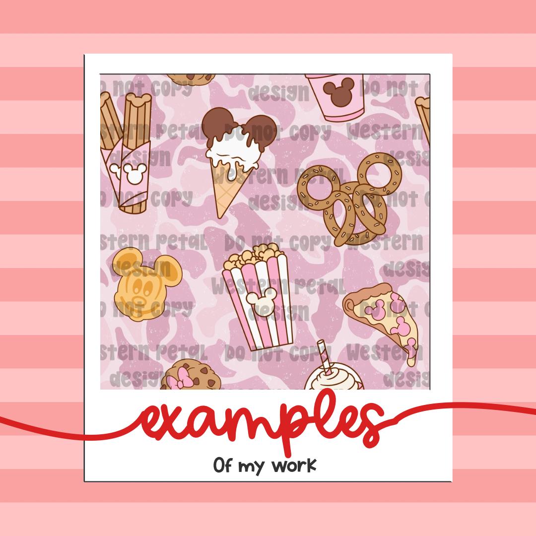Custom Seamless Pattern Design Personalized Digital Pattern Exclusive Print File 3600x3600 PNG Download