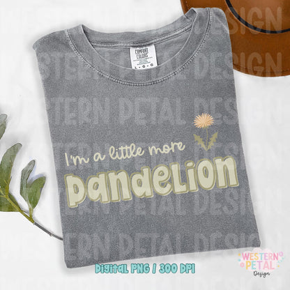 Dandelion Shirt PNG, Retro Floral Shirt Design, Trendy Hippie Quote PNG, Boho Wildflower Graphic, Sublimation Transfer Design