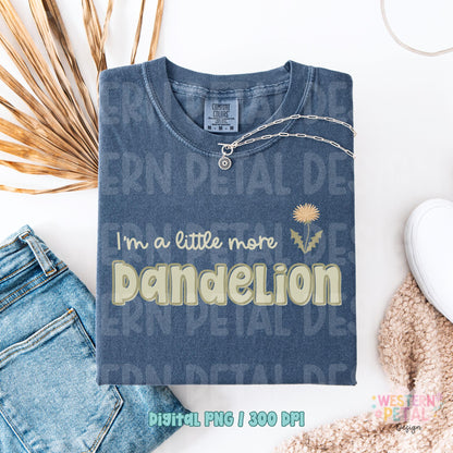Dandelion Shirt PNG, Retro Floral Shirt Design, Trendy Hippie Quote PNG, Boho Wildflower Graphic, Sublimation Transfer Design