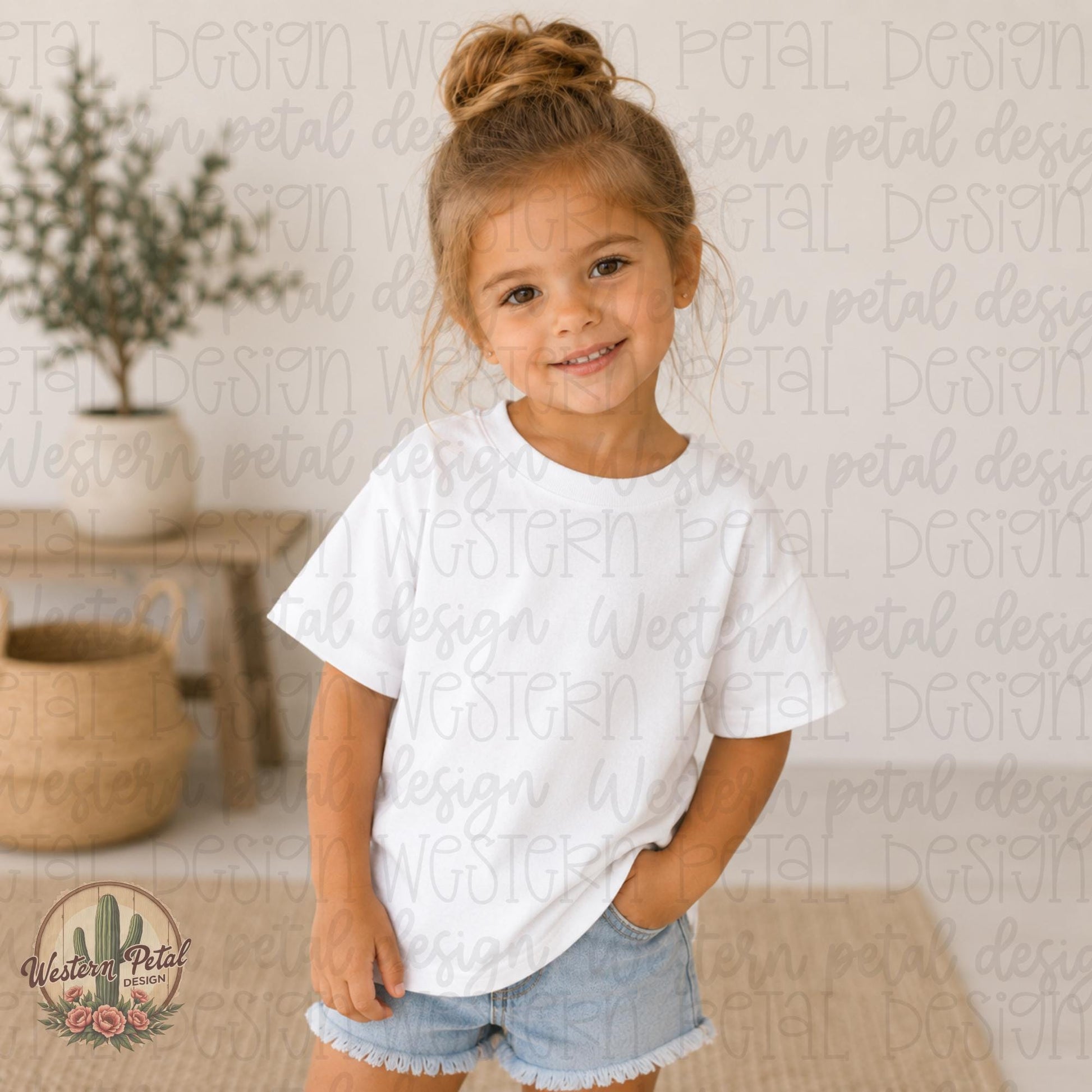 White Rabbit Skins Mockup Kids Beach Mockup Girl Shirt Mockup Coastal Toddler Tee Mockup Trendy Kids Shirt PNG Mockup