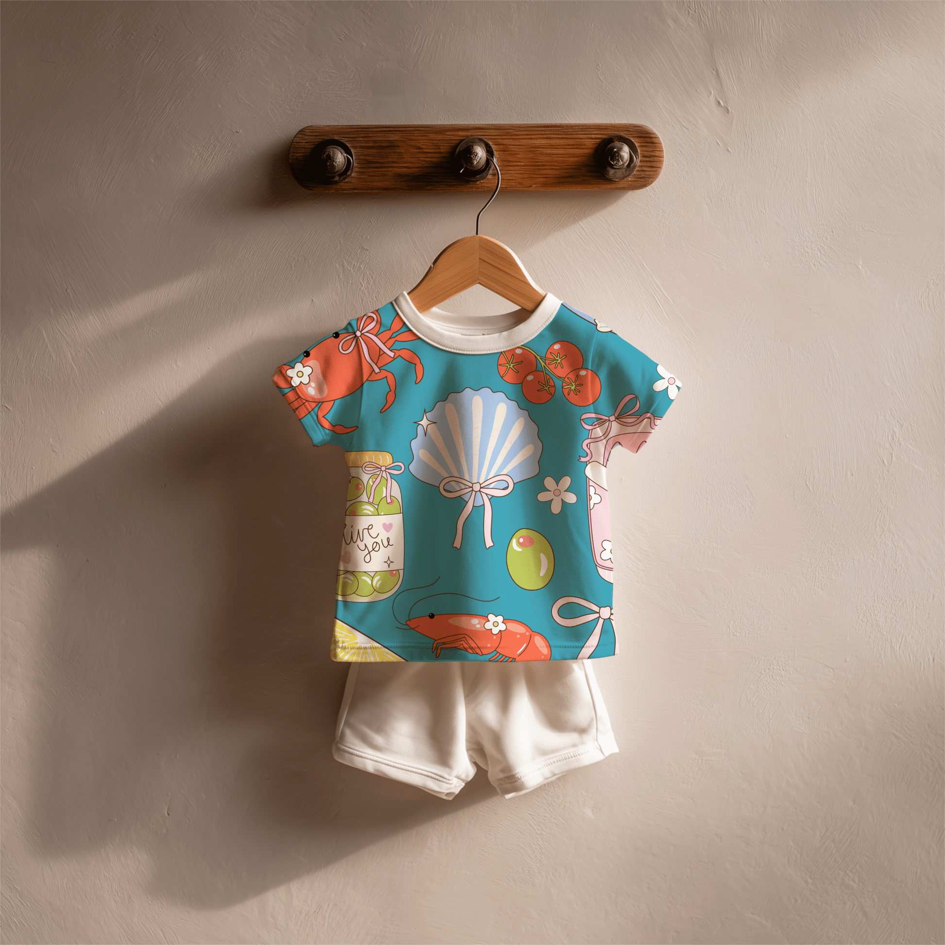 Italian Summer Seamless File PNG - Western Petal Design