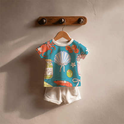 Italian Summer Seamless File PNG - Western Petal Design