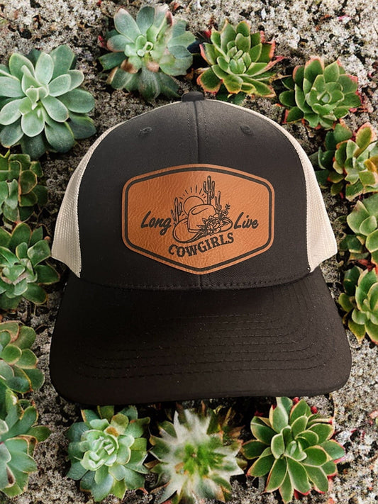 Long live cowgirls trucker hat - Western Petal Design