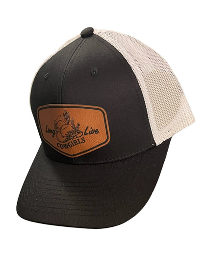 Long live cowgirls trucker hat - Western Petal Design