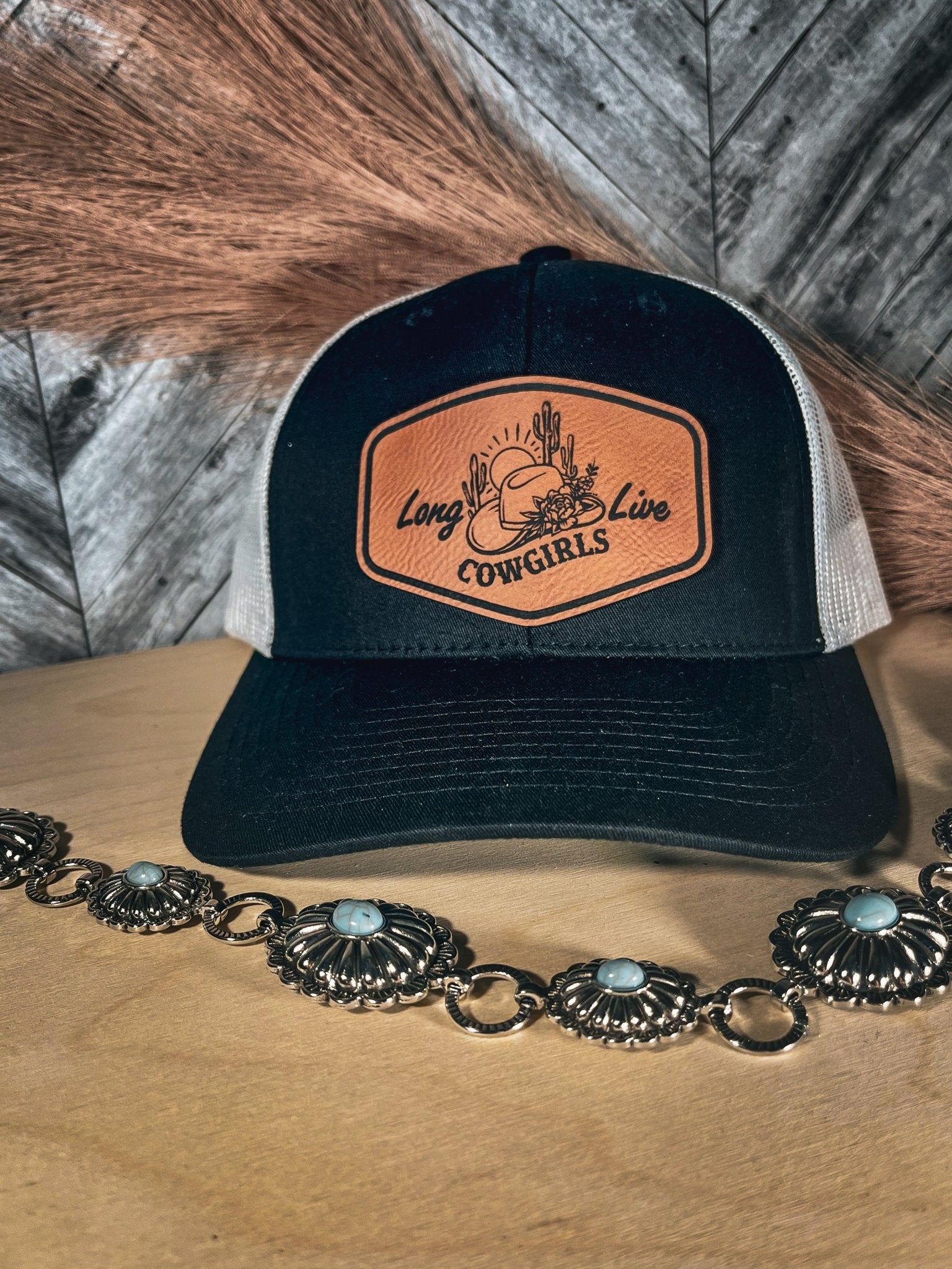 Long live cowgirls trucker hat - Western Petal Design