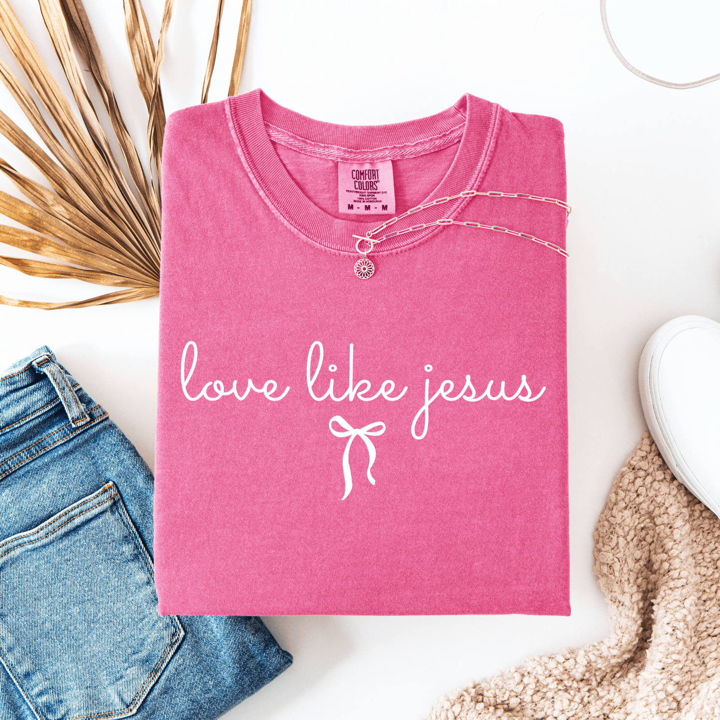 Love Like Jesus Comfort Colors® T-Shirt - Western Petal Design