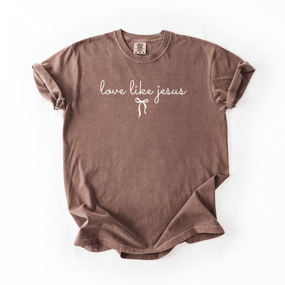 Love Like Jesus Comfort Colors® T-Shirt - Western Petal Design
