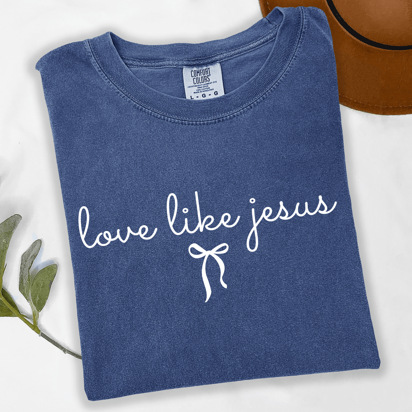 Love Like Jesus Comfort Colors® T-Shirt - Western Petal Design