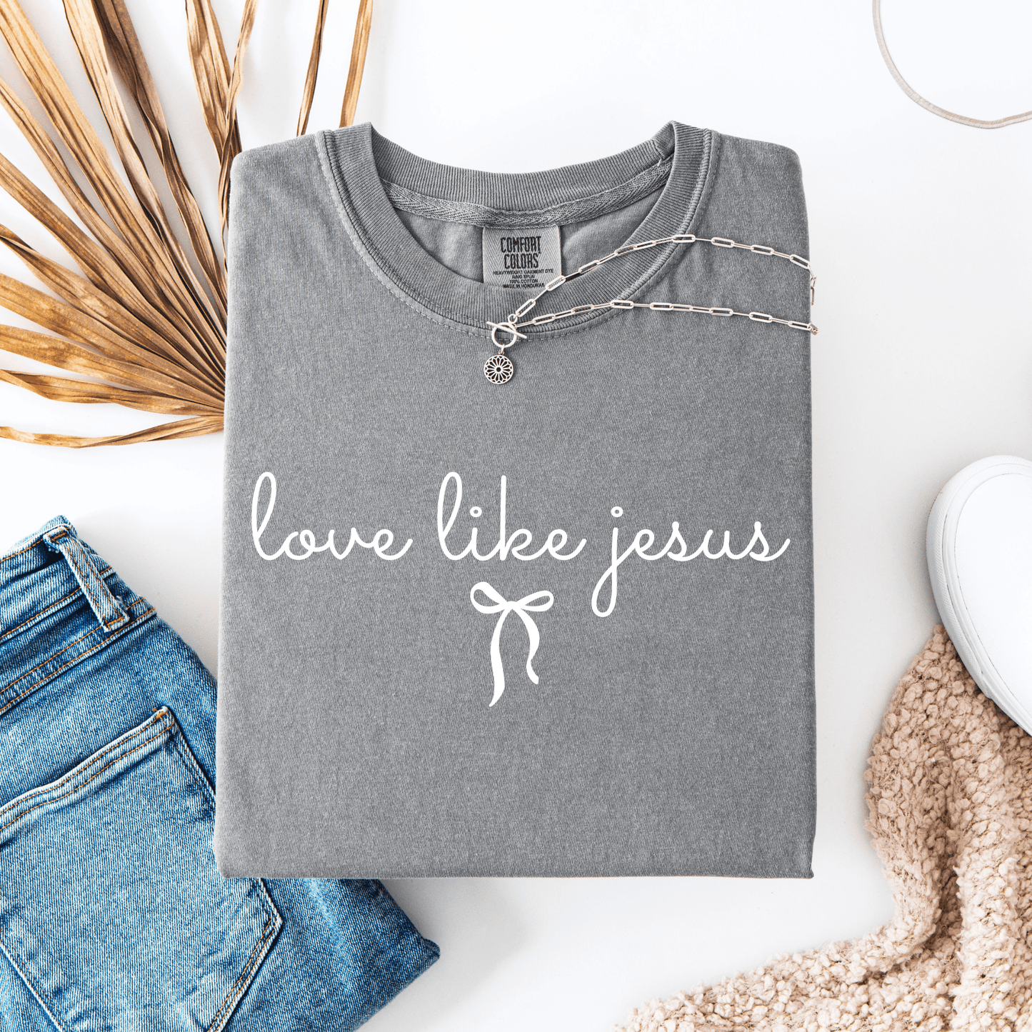 Love Like Jesus Comfort Colors® T-Shirt - Western Petal Design