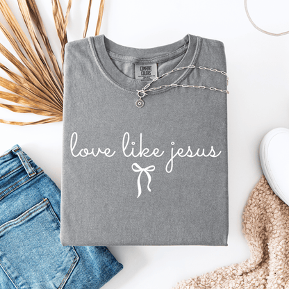 Love Like Jesus Comfort Colors® T-Shirt - Western Petal Design