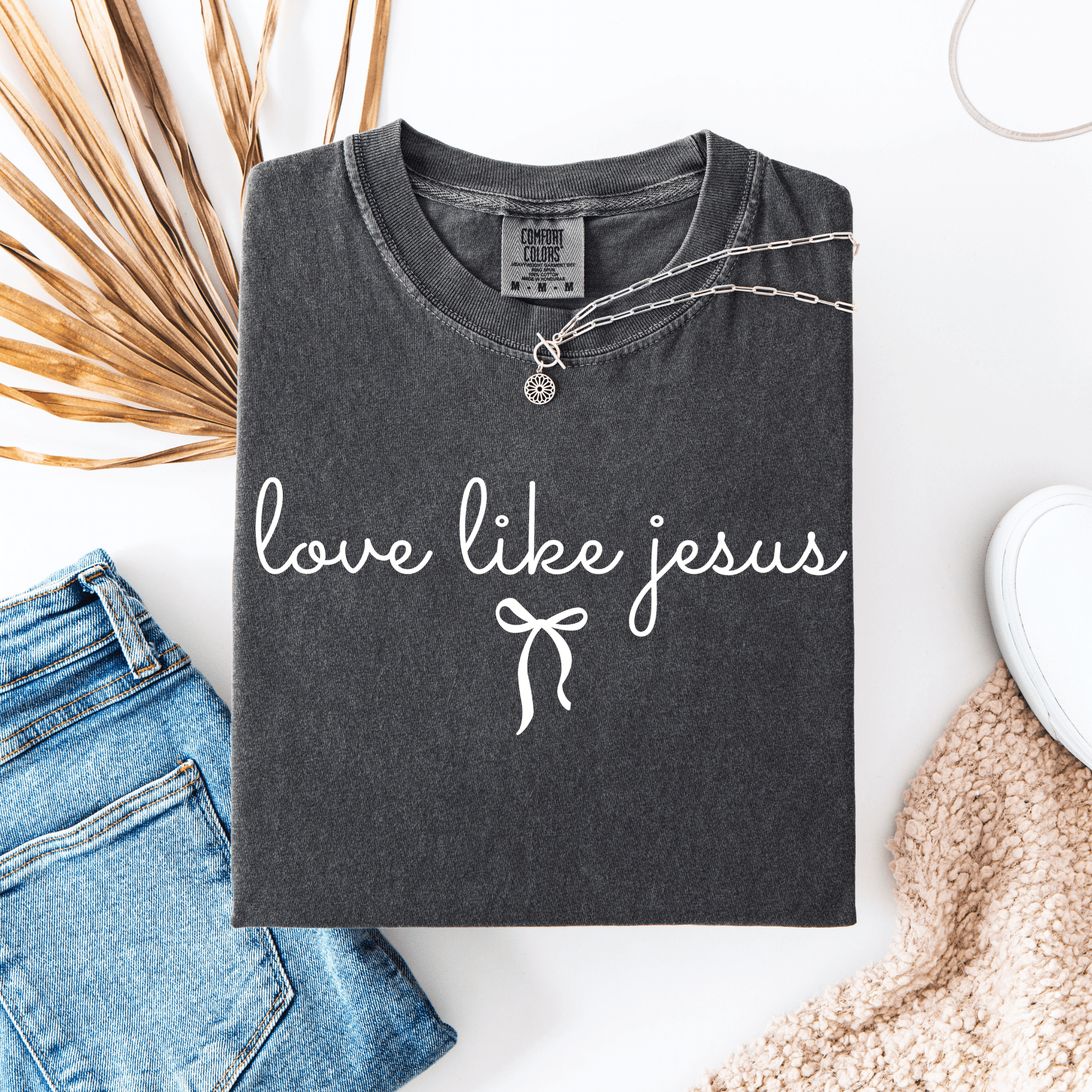 Love Like Jesus Comfort Colors® T-Shirt - Western Petal Design