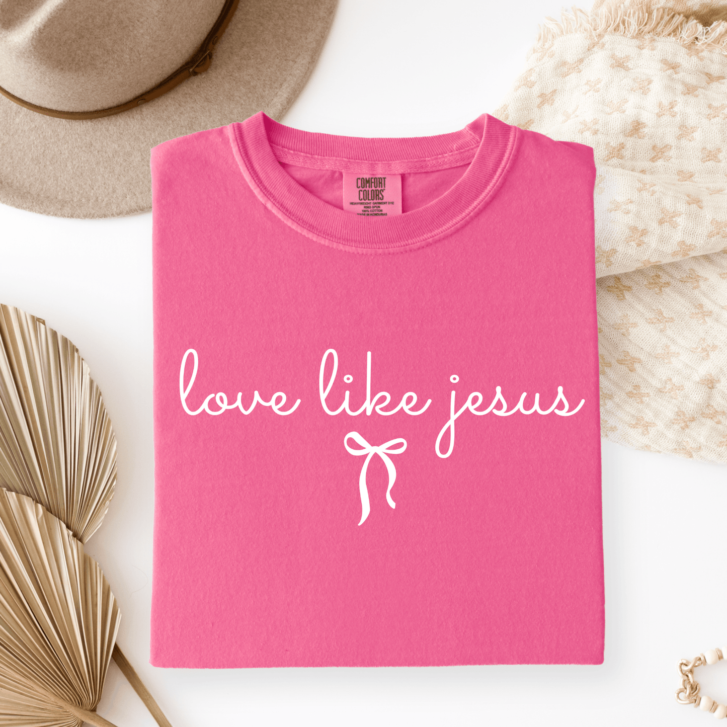 Love Like Jesus Comfort Colors® T-Shirt - Western Petal Design