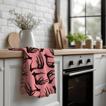 Pink Antlers seamless file - Western Petal Design