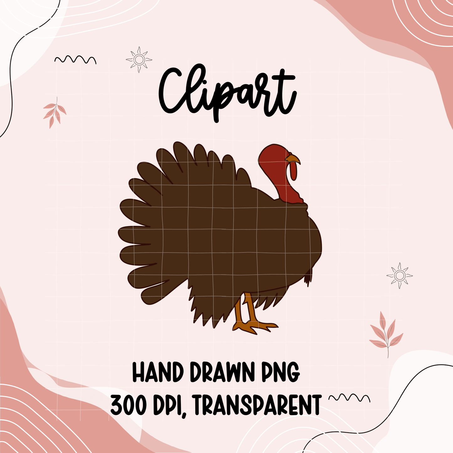 Small animal livestock clipart bundle - Western Petal Design