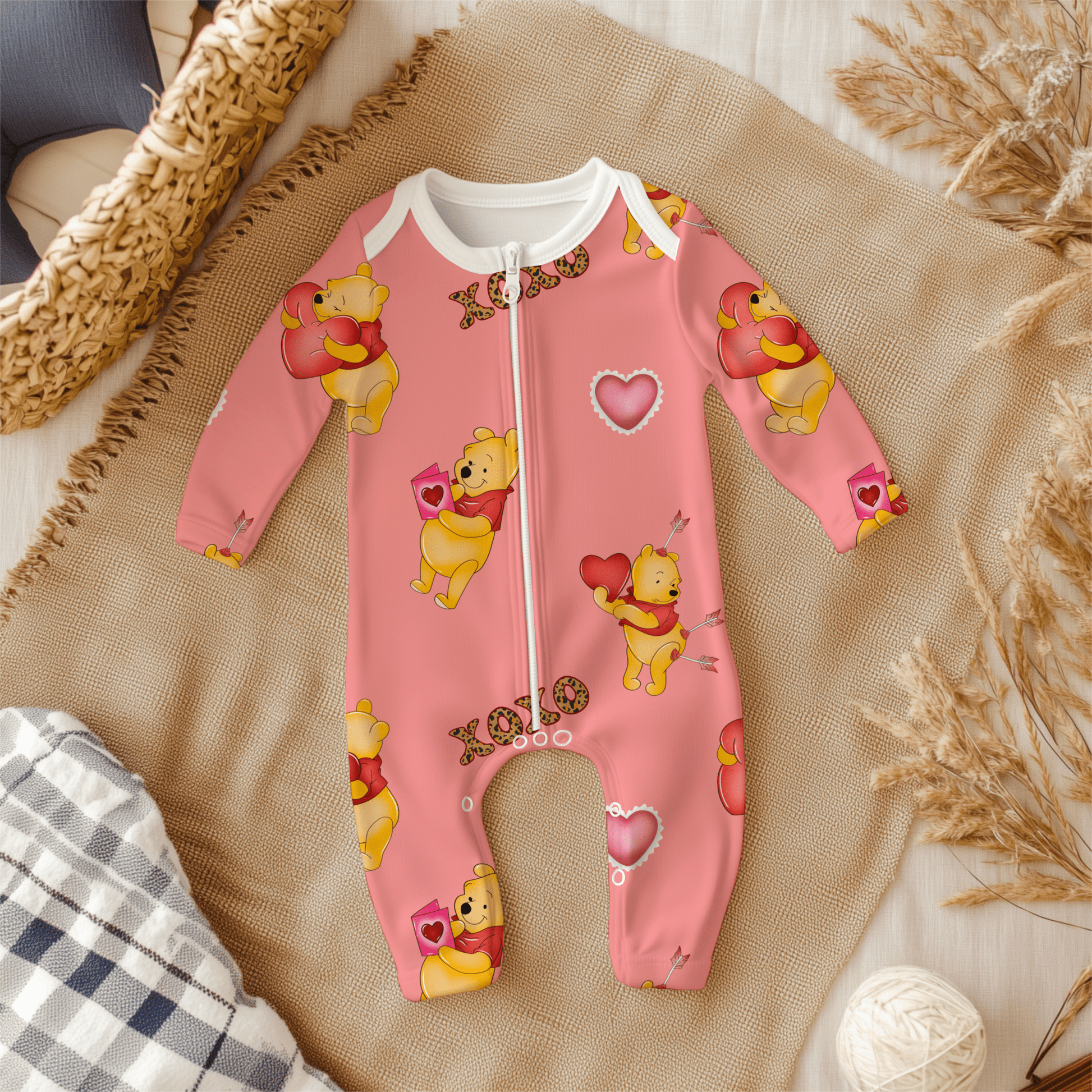 Winnie the Pooh Seamless File - Western Petal Design